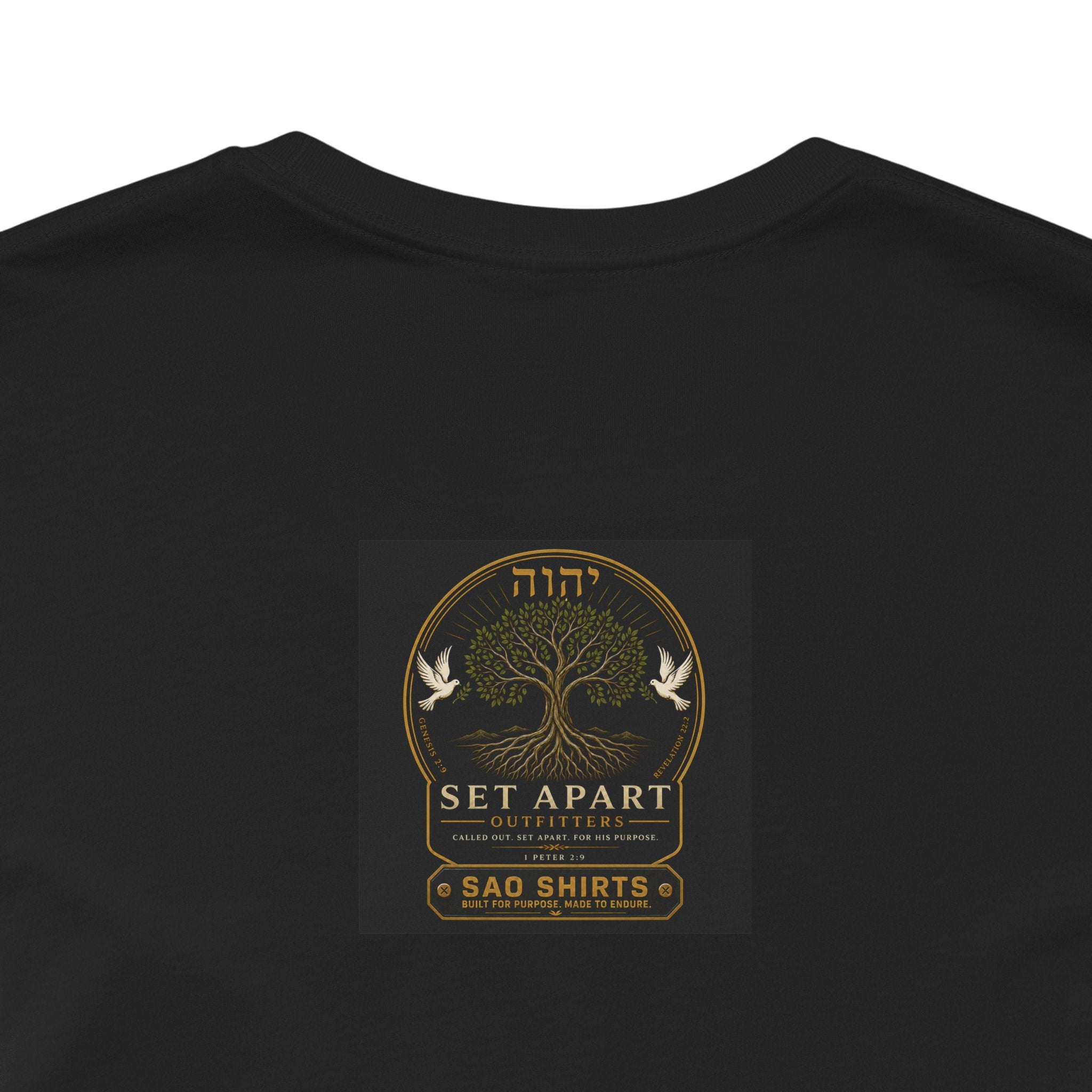 SET APART | 1 Peter 2:9 | Bella+Canvas 3001 Premium Faith Shirt