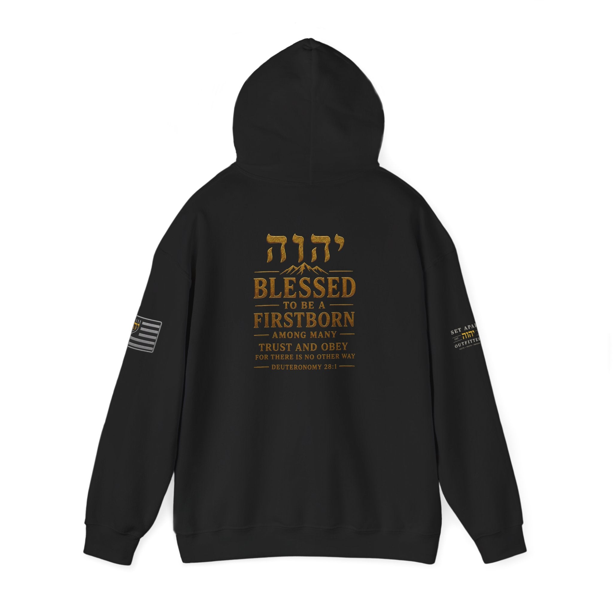 TRUST AND OBEY | Deuteronomy 28:1 | Premium Heavy Blend™ Hoodie