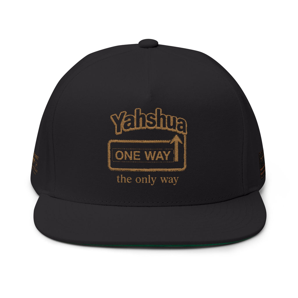 ONE WAY | John 14:6 | Embroidered Flat Bill Cap
