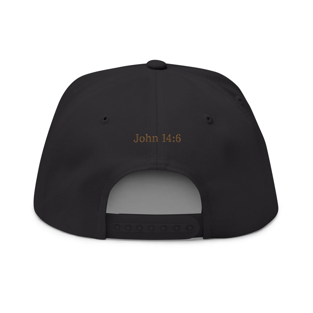 ONE WAY | John 14:6 | Embroidered Flat Bill Cap