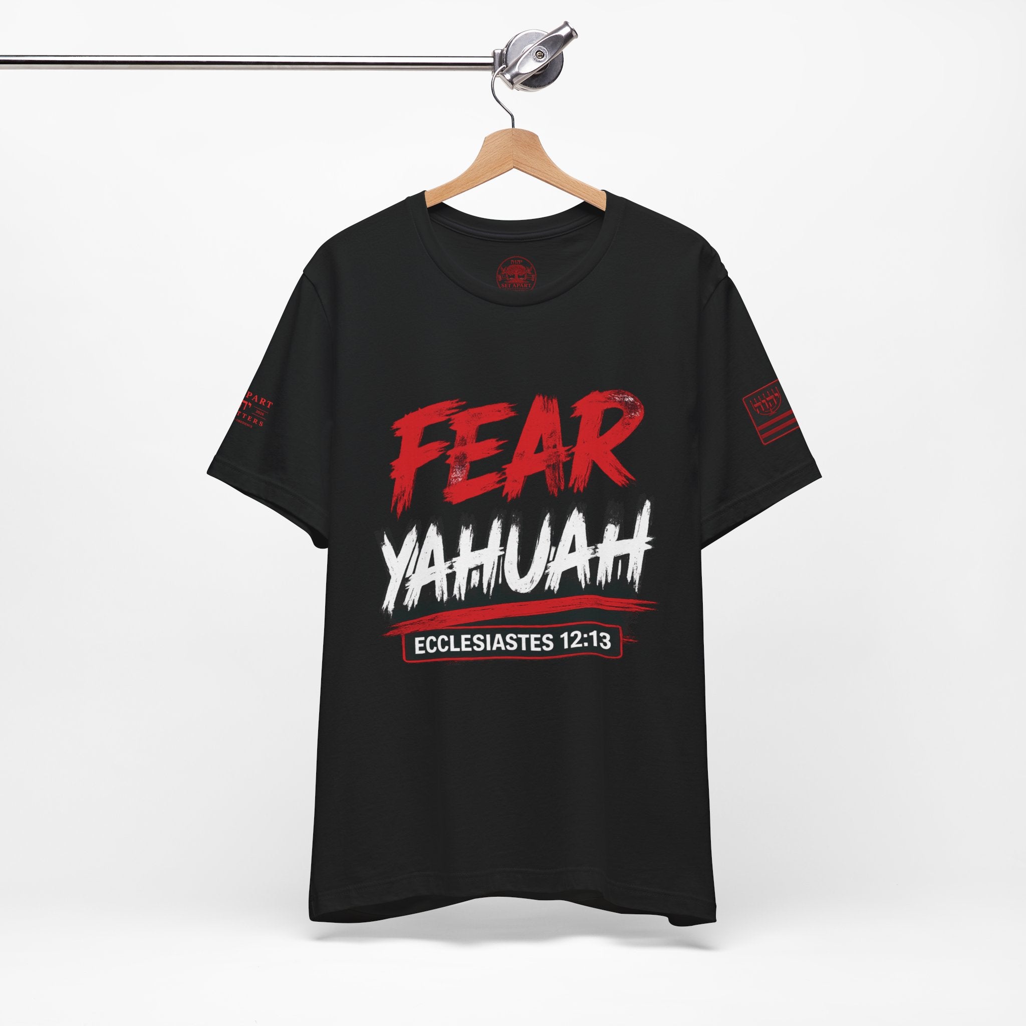 FEAR YAHUAH | Ecclesiastes 12:13 | Bella+Canvas 3001 Premium Faith Shirt