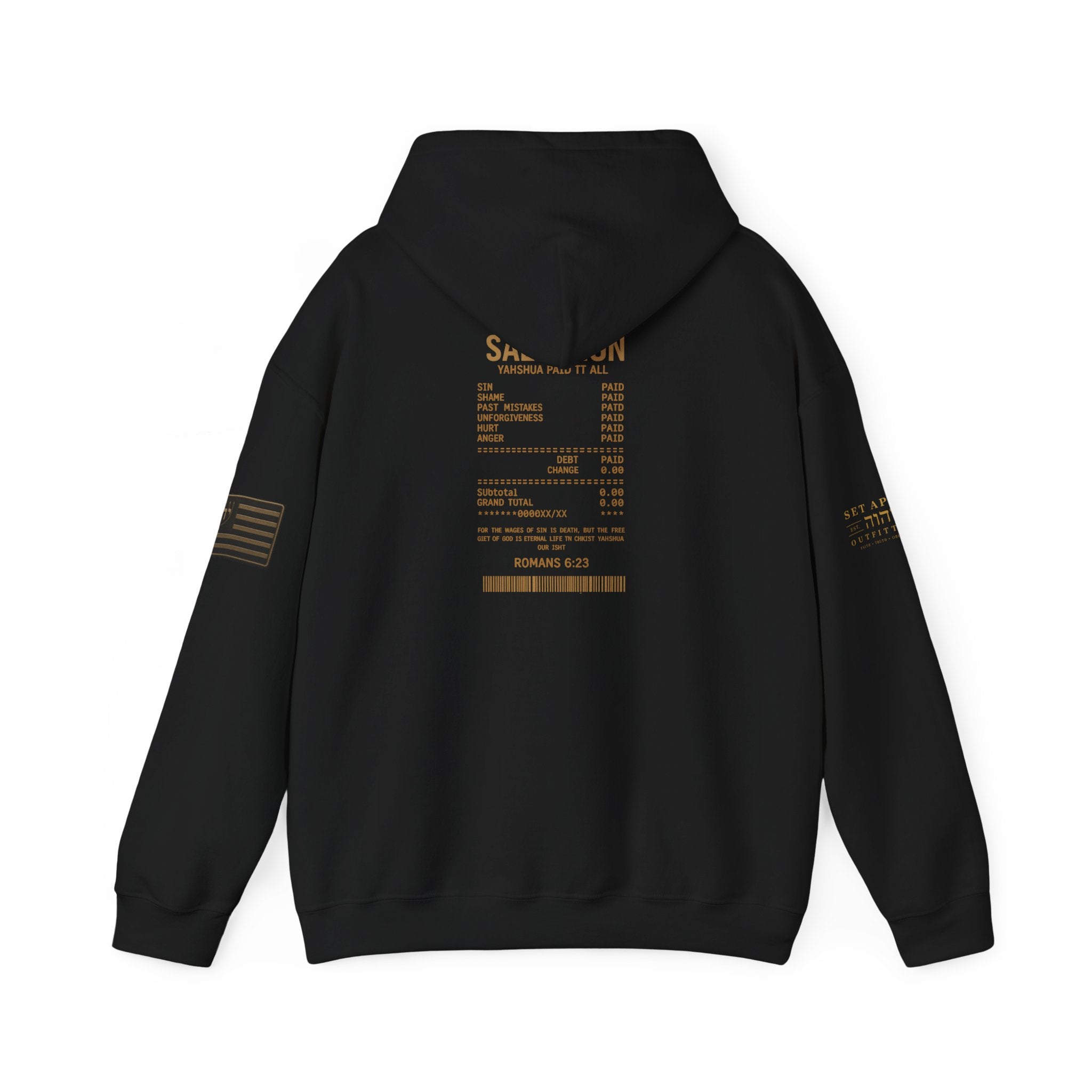 YAHSHUA PAID IT ALL | Romans 6:23 | Premium Heavy Blend™ Hoodie