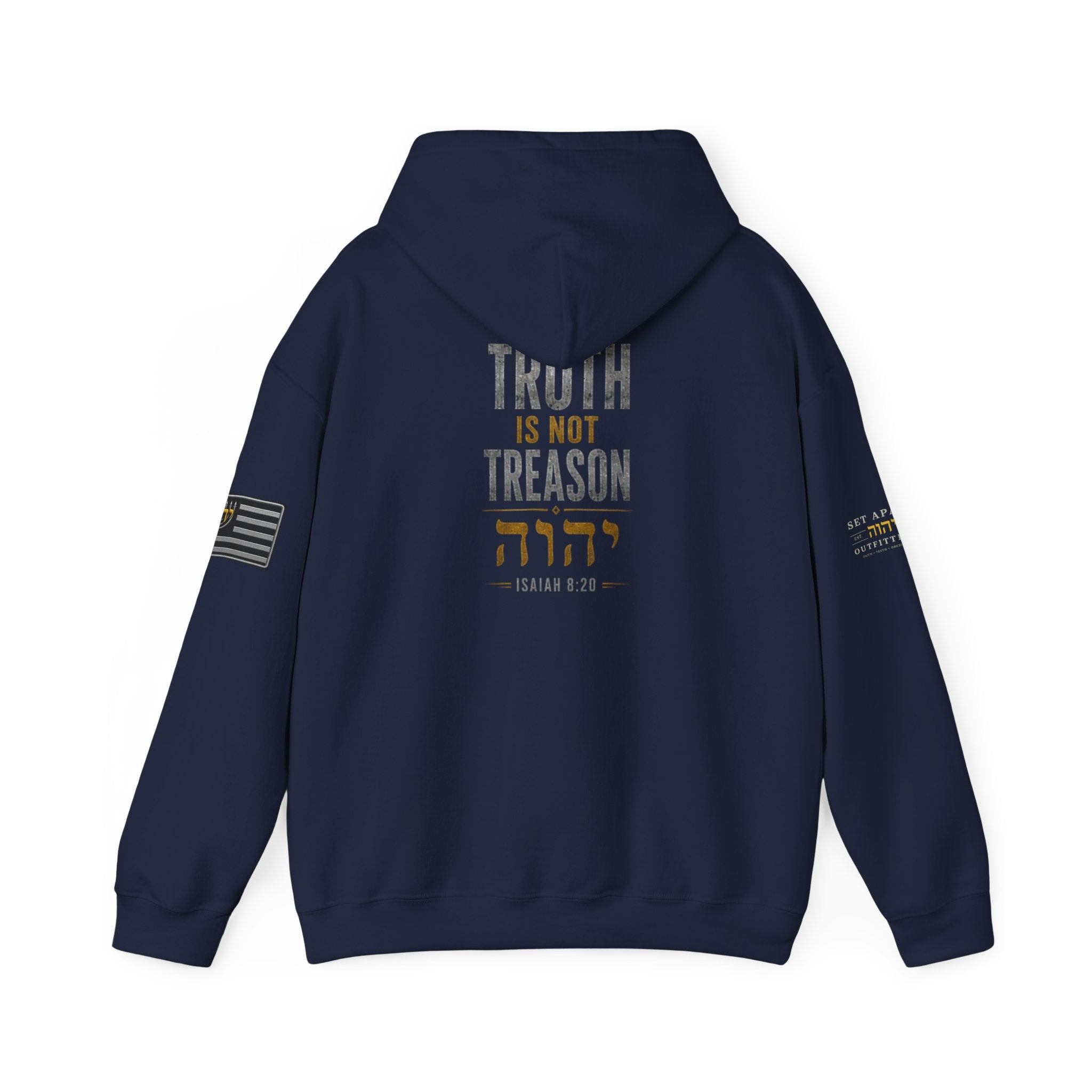TRUTH IS NOT TREASON | Isaiah 8:20 | Premium Heavy Blend™ Hoodie