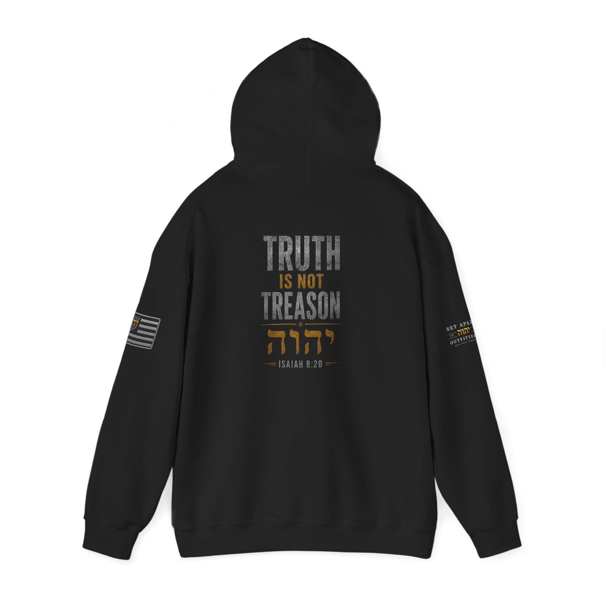 TRUTH IS NOT TREASON | Isaiah 8:20 | Premium Heavy Blend™ Hoodie