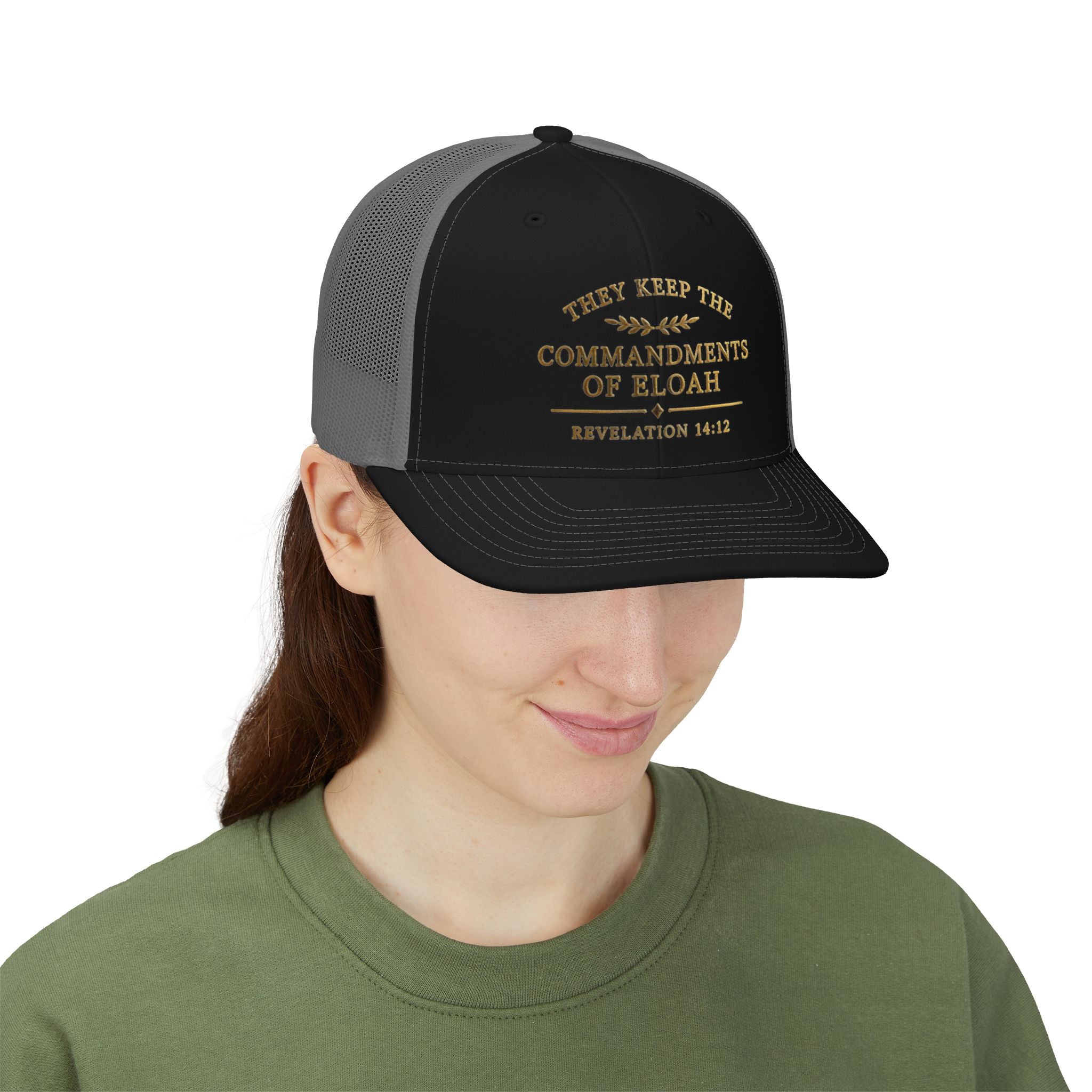 THEY KEEP THE COMMANDMENTS OF ELOAH | Revelation 14:12 | Richardson 112 Snapback Trucker Cap