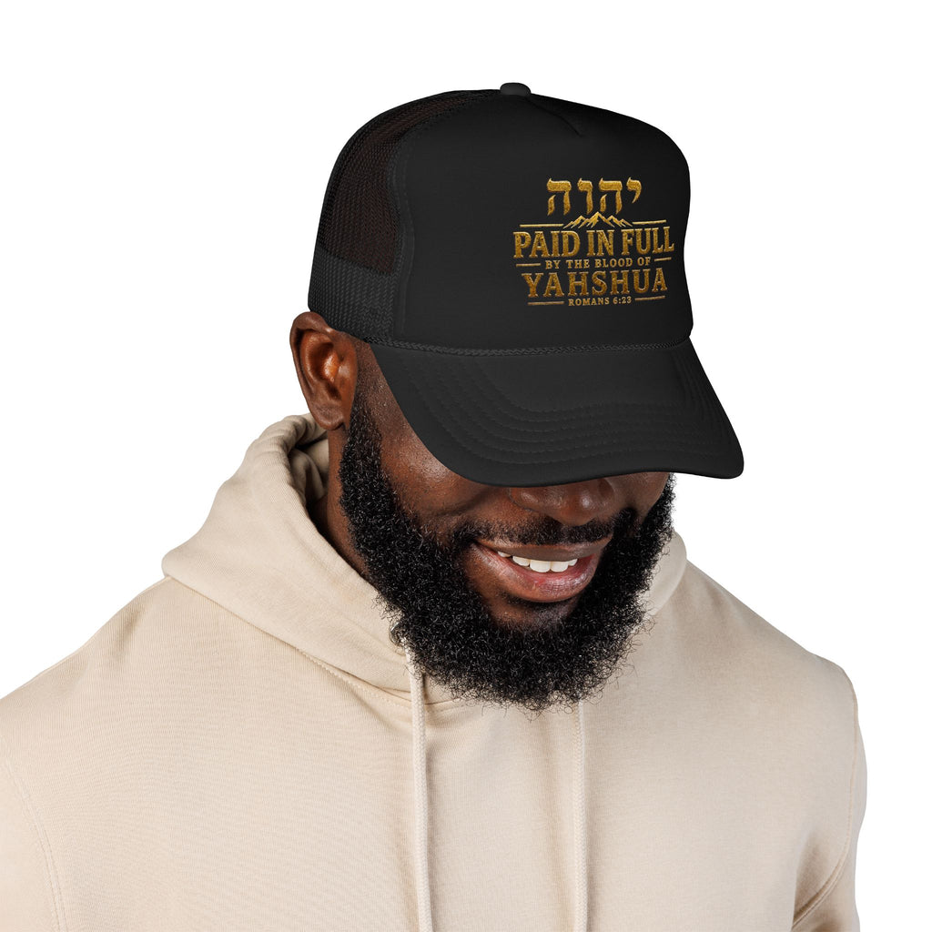 PAID IN FULL | Romans 6:23 | Otto Trucker Hat