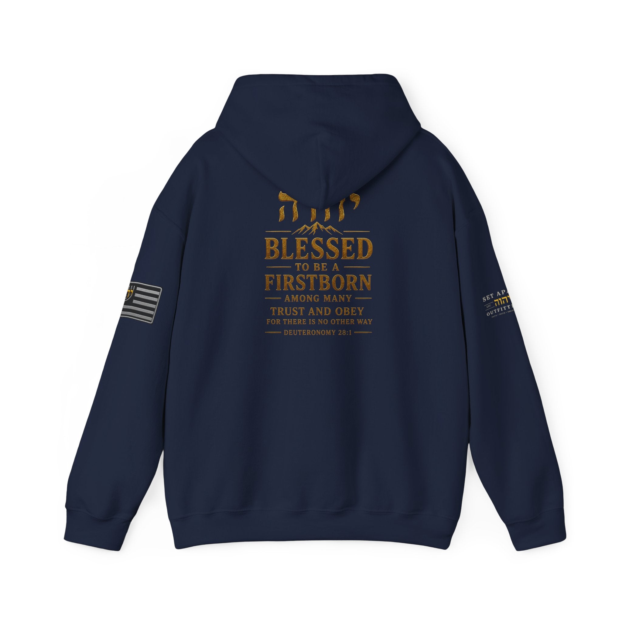 TRUST AND OBEY | Deuteronomy 28:1 | Premium Heavy Blend™ Hoodie