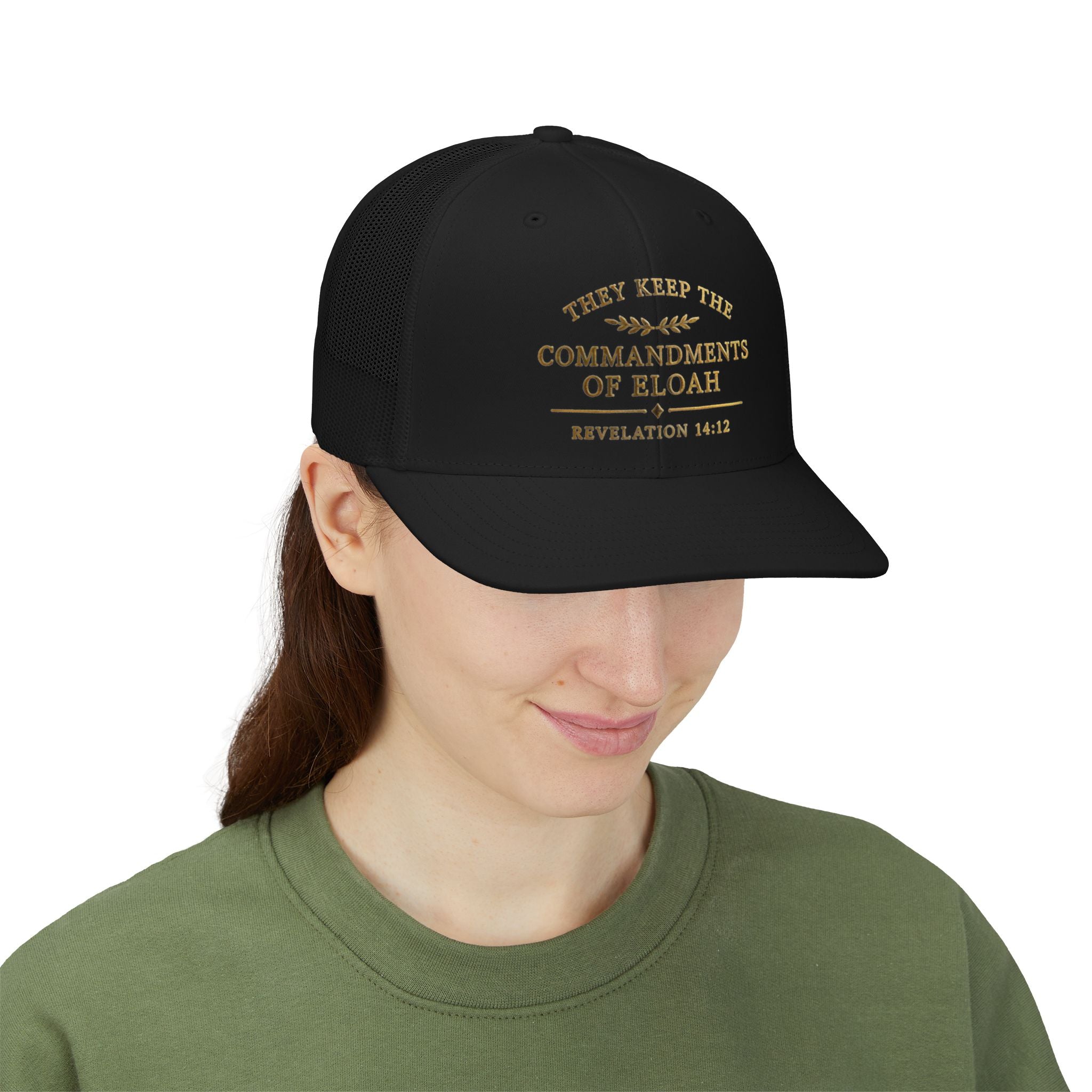 THEY KEEP THE COMMANDMENTS OF ELOAH | Revelation 14:12 | Richardson 112 Snapback Trucker Cap
