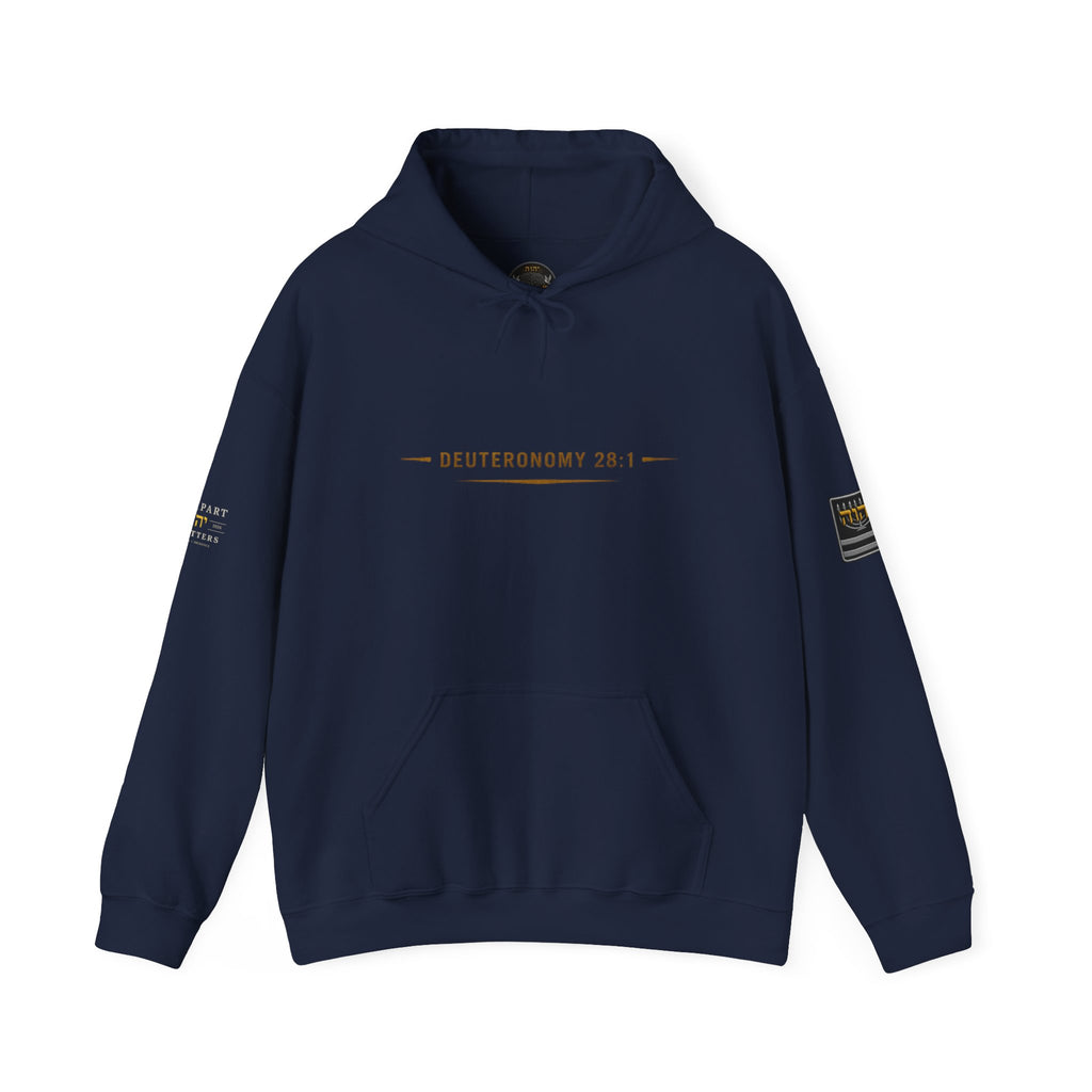 TRUST AND OBEY | Deuteronomy 28:1 | Premium Heavy Blend™ Hoodie