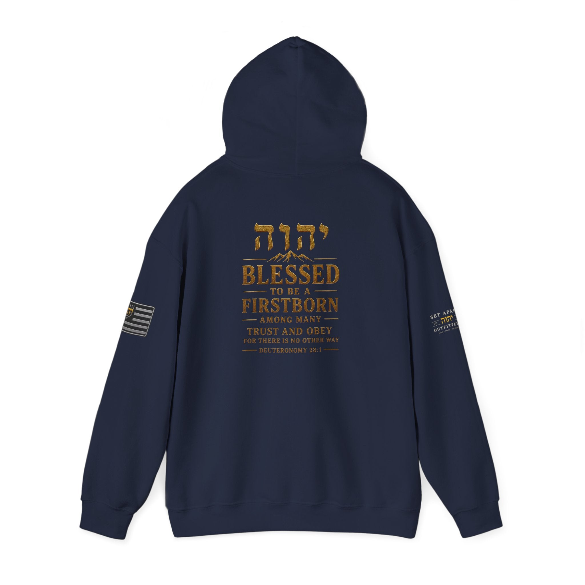 TRUST AND OBEY | Deuteronomy 28:1 | Premium Heavy Blend™ Hoodie
