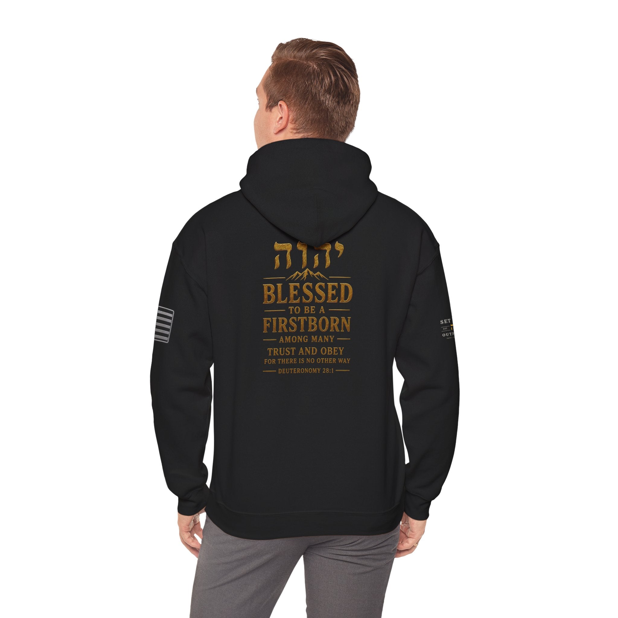 TRUST AND OBEY | Deuteronomy 28:1 | Premium Heavy Blend™ Hoodie