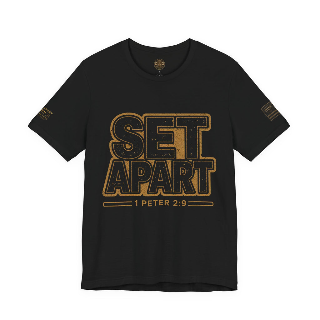 SET APART | 1 Peter 2:9 | Bella+Canvas 3001 Premium Faith Shirt