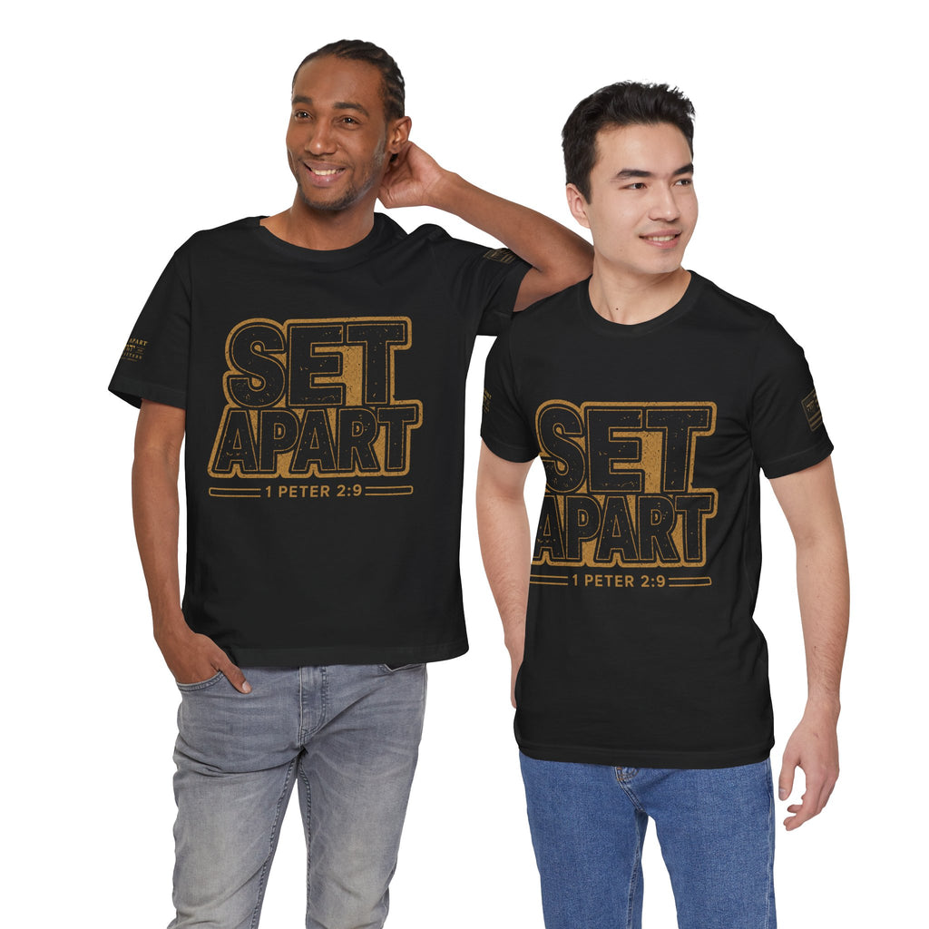 SET APART | 1 Peter 2:9 | Bella+Canvas 3001 Premium Faith Shirt