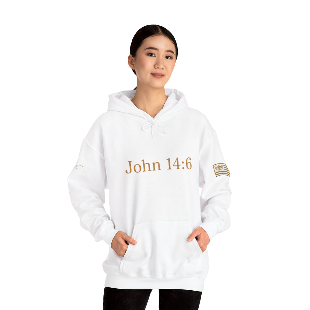 ONE WAY | John 14:6 | Premium Heavy Blend™ Hoodie