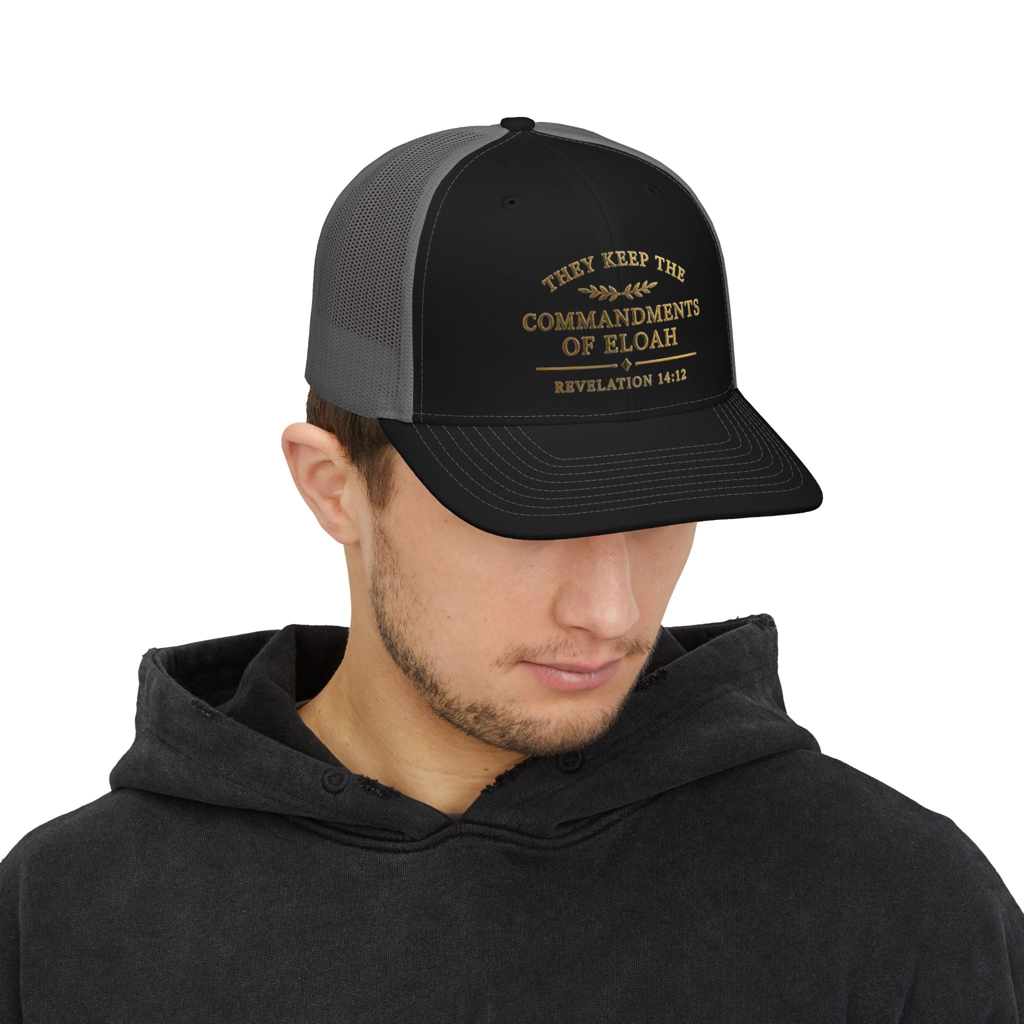 THEY KEEP THE COMMANDMENTS OF ELOAH | Revelation 14:12 | Richardson 112 Snapback Trucker Cap