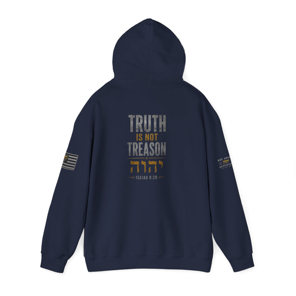 TRUTH IS NOT TREASON | Isaiah 8:20 | Premium Heavy Blend™ Hoodie