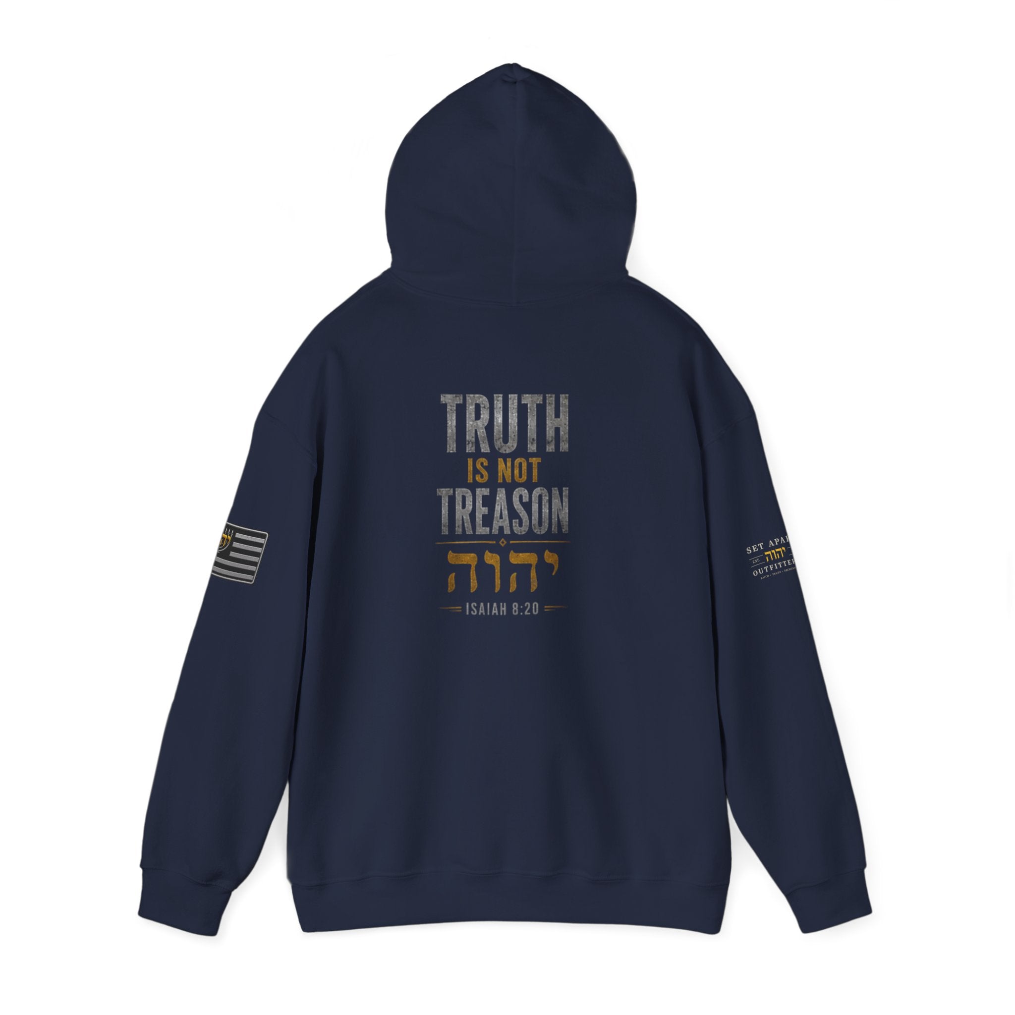 TRUTH IS NOT TREASON | Isaiah 8:20 | Premium Heavy Blend™ Hoodie