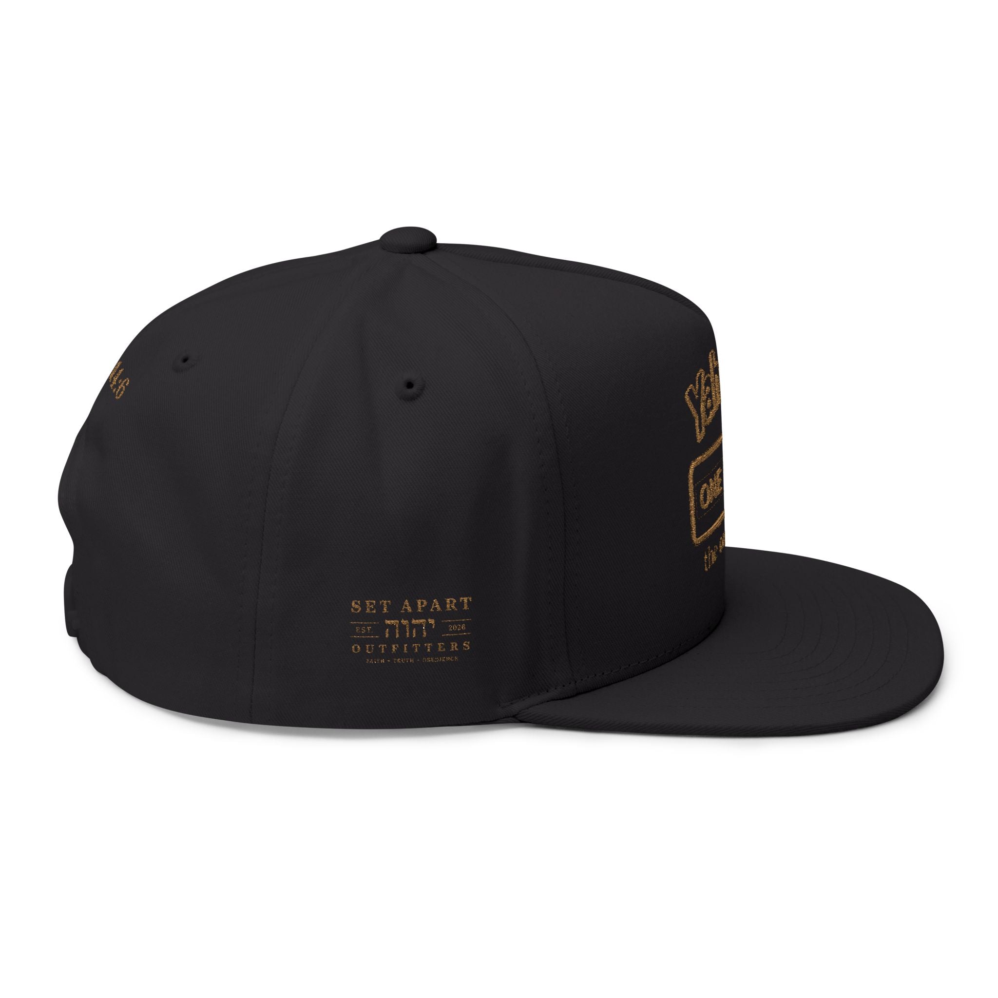 ONE WAY | John 14:6 | Embroidered Flat Bill Cap